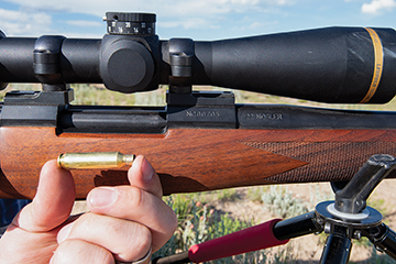 The 22 Nosler is a high-performance 22 caliber cartridge that will fit and function in mini-action rifles and AR-15s. Thanks to its rebated rim, only a simple barrel swap is required to switch from 223 Remington to 22 Nosler in a bolt gun. In an AR-15 the addition of an adjustable gas block is highly recommended.